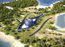 Эковилла «Око Гора» испанского архитектора Луиса де Гарридо на острове Пляж Клеопатры в Турции 